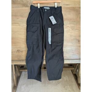 First Tactical V2 Tactical Pants Mens 32 Black Unhemmed Ripstop Straight Leg NWT